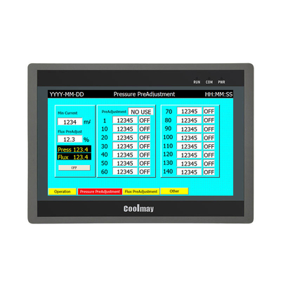 Coolmay Compact HMI PLC All In One 10 Inch 1024X600 pixels With Touch Screen